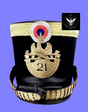 New French Napoleonic Shako Helmet Black Napoleonic Shako Helmet, best gift for picture