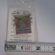 Vintage 90s Sealed PPG Indy Car World Series Milwaukee 15 Years Hat Pin Lapel picture
