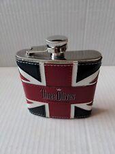 The London Three Olives - Union Jack 6oz Stainless Steel Flask picture