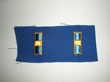 USAF 1960'S EMBROIDERED WARRANT OFFICER 1 INSIGNIA - COLOR picture