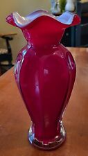 Vtg Ruby Red Art Glass 9