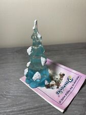 Dreamsicles Northern Lights Medium Tree Snowy Blue Acrylic Trees 1999 In Box picture