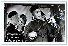 c1950's Chingwah Lee In The Good Earth Signed Autograph RPPC Photo Postcard picture