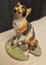 Vintage Stone Critters  Calico Cat SC-862 Painted By  Dawn Tullis See Pictures picture