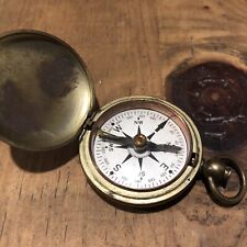 Old Vtg WW2 US Military USCE Corps Of Engineers Pocket Brass Compass Taylor READ picture