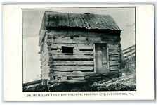 Canonsburg Pennsylvania PA Postcard Dr. Mc Millan's Old Log College c1910's picture