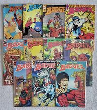 First Comic Books....Badger 11 Book Lot, 1987-1990, Very Good Condition  picture