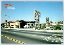 Anaheim California CA Postcard Harbor Inn Travelodge Roadside View 1960 Unposted picture