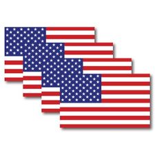 American Flag Magnet Decal 3x5 Inches Automotive Magnet for Car Truck SUV 4 Pack picture