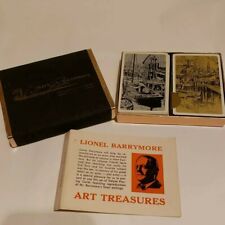 Vintage Deerfield Beach FL Playing Cards Lionel Barrymore Art Roy A Glisson VTG picture