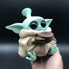 Water Bong Star Wars Baby Yoda - Grogu The Child Silicone Smoking Tobacco Pipe picture