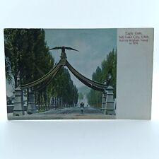 Postcard Eagle Gate Built by Brigham Young Early 1900s Salt Lake City Utah picture