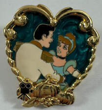 DISNEY DLR Walt's Classic Collection Cinderella with Prince Charming Heart Pin  picture