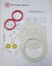 1974 Williams Star Action Pinball Machine Rubber Ring Kit picture