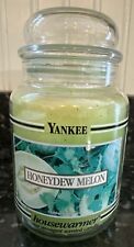 Yankee Candle Honeydew Melon 22 oz Jar Vintage Original New picture