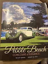 2018 Pebble Beach Concours d'Elegance Car Show Program Jaguar 68th Annual 2018 picture
