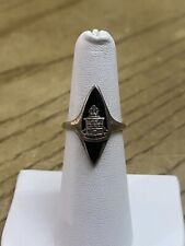 VINTAGE LGB Balfour Signed sorority sterling silver 925 crest ring, size 6 picture