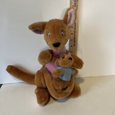 Vintage Disneyland Kanga And Roo In Pouch Plush Winnie The Pooh Stuffed Animal picture