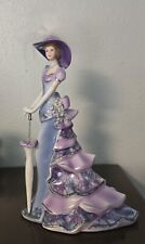 Thomas Kinkade “Emily’s Stroll In Inspiration Garden” Porcelain Figurine A7597 picture
