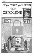 Zerolene Motor Oil Advertising Race Car Automobile Reprint Postcard picture