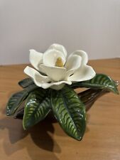Vintage Jamar Mallory Mold 1970's Large Ceramic Magnolia on Branch Signed picture