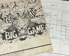 Stern Big Game Pinball Machine Game Manual Schematics ORIGINAL picture