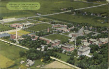 Cedar Falls,IA Airview Of The Iowa State Teachers College Campus Linen Postcard picture