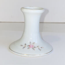 Vintage Lipper & Mann L&M Bristol Garden Porcelain Taper Candlestick Holder picture