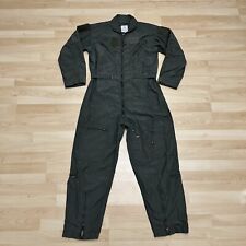 42R USGI CWU-27/P Flyers Fire Resistant Coveralls Flight Suit Green Summer. picture