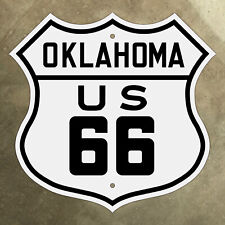 Oklahoma US route 66 highway marker sign 1927 mother road Will Rogers Tulsa picture