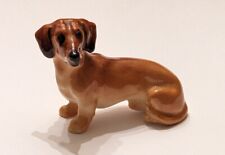 Vintage Royal Doulton Small Brown Dachshund Figurine picture