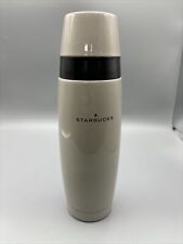 Starbucks 2005 16 Ounce Thermos Lite Gray Stainless Steel Lined Good Condition picture