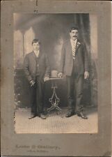 Cabinet Photo Believed to be Pat Garrett, Possibly With Billy the Kid picture