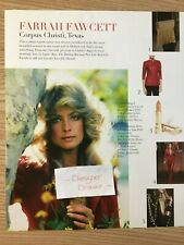 Farrah Fawcett Vintage Photo Photograph Editorial In Red Jacket picture