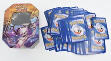 120x Pokemon Cards Bundle Joblot, with Genuine Pokemon Tin picture