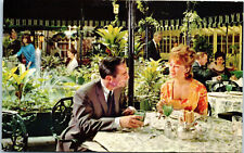 1960s Jacques French Restaurant Garden Dining Chicago Illinois Postcard picture