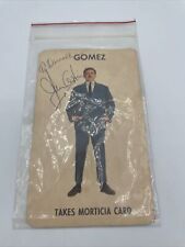 John Astin Signed Picture Card Signed In Person - The Addams Family - Gomez picture