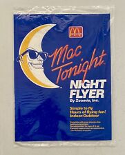 Vtg McDonalds 1988 Mac Tonight Night Flyer Plane Toy Advertising NEW Sealed picture