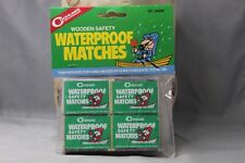 Coghlan's Waterproof 1991 Wooden Safety Matches 4 Boxes of 45 Matches Total 180 picture