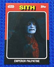 Star Wars Legendary Dark Side EMPEROR PALPATINE ‘24 Topps TBT #42 +Extras (pics) picture