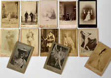 Cabinet Cards Circus Waino Wild Men Eisenmann Little People Obermuller Bernhardt picture