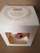 Avon North 1997 Mrs. Albee Limited Edition Glass Christmas Ornament Box Vintage picture