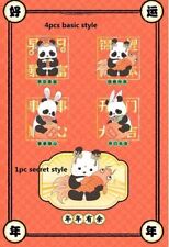 4pcs Cute Anime Panda Roll Lucky New Year PVC Figures Collectible Models Art Toy picture