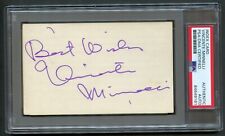Vincente Minnelli signed autograph Vintage 3x5 Meet Me in St. Louis / Gigi PSA picture