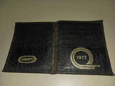 Vintage Kraft American Cheese Leather Wallet 1977 Winner's Circle picture