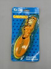 Vintage 's Kids Care Garfield Sculpted Hair Brush New In Package Retro 80's Cat picture