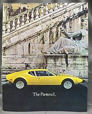 Original 1973 Ford DeTomaso Pantera L Sales Brochure Folder 73 picture