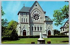 Saint James Catholic Church Manchester Connecticut Chrome Postcard picture