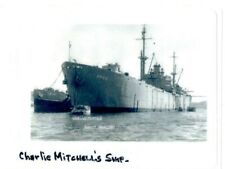 USS Luzon ARG2 Photo Sasebo Japan 1951 Along Side YW101 6