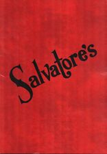1980s SALVATORE'S ITALIAN RESTAURANT vintage dinner menu UNKNOWN LOCATION picture